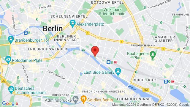Karte der Umgebung von Säälchen, Holzmarktstraße 25, 10243 Berlin, Germany