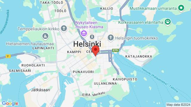 Map of the area around Erottajankatu 4, FI-00120 Helsinki, Suomi,Helsinki, Helsinki, ES, FI