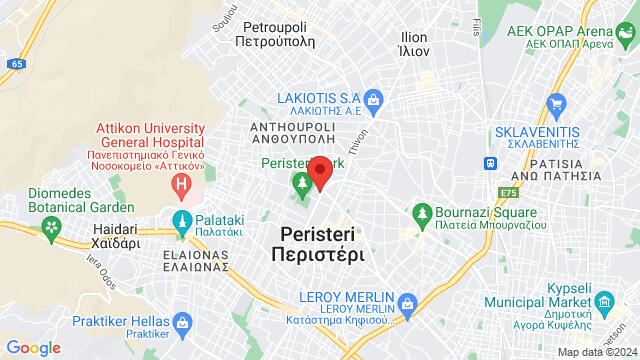 Map of the area around Dodekanisou 106, Peristeri, 12134, Peristeri Exhibition Center, Greece