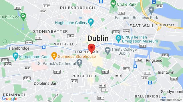 Map of the area around Maharani, 2 South Great George's Street, Dublin, County Dublin, 2, Ireland,Dublin, Ireland, Dublin, DN, IE