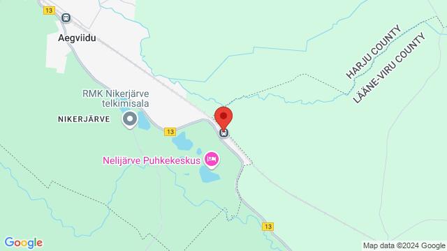 Mapa de la zona alrededor de Elzu Haus, Nelijärve, Aegviidu, Anija, 74501 Harju Maakond, Eesti,Aegviidu, Tapa, LV, EE