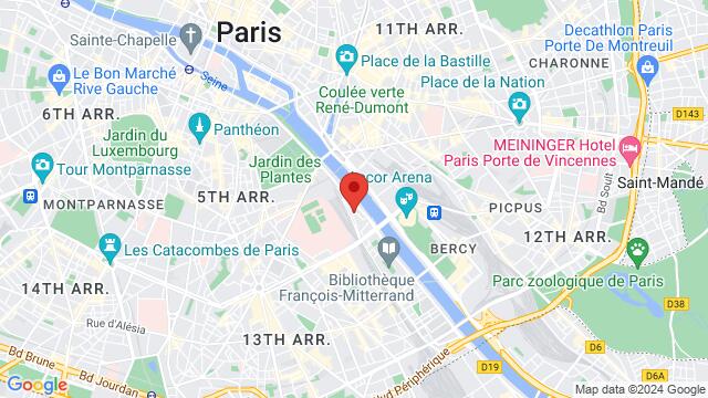 Map of the area around 18 Rue Paul Klee, Paris, IL, FR