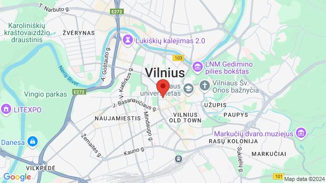 Map of the area around Vilniaus g. 39, 01119 Vilnius, Lithuania