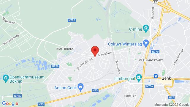 Mapa de la zona alrededor de Ritmo Latino Genk Boxbergstraat 65 3600 Genk