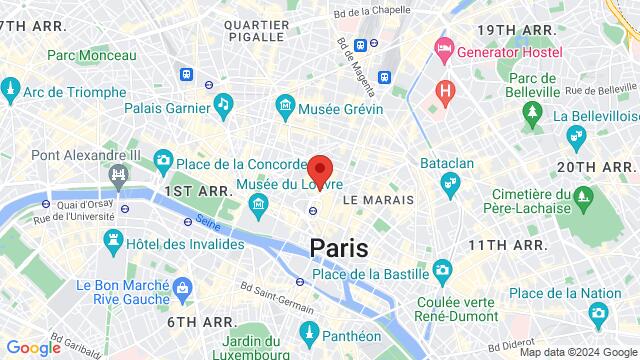 Map of the area around 9 Rue de Turbigo, 75001 Paris, France,Paris, France, Paris, IL, FR