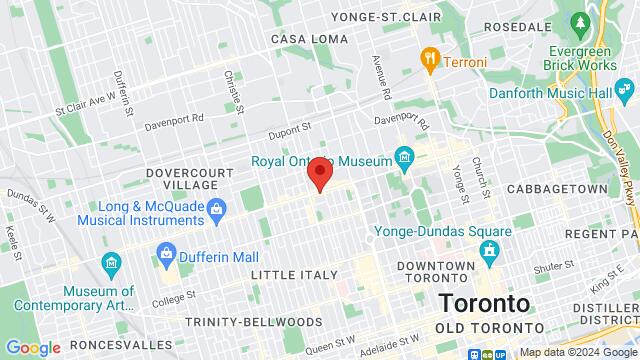 Map of the area around 527 Bloor St W, Second Floor, M5S 1Y5, Toronto, ON, CA