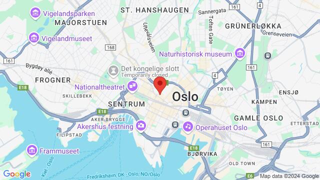 Karte der Umgebung von Grensen 9, 0159 Oslo, Norge,Oslo, Norway, Oslo, OS, NO