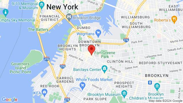 Map of the area around 445 Albee Square W, Brooklyn, NY 11201