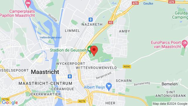 Map of the area around Venue 68, Olympiaweg 68, A02, 6225 XX Maastricht, Netherlands