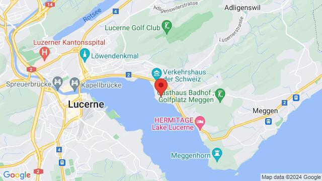 Kaart van de omgeving van Lidostrasse 6A, 6006 Luzern