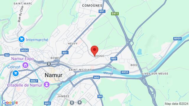 Map of the area around Rue de l'Institut 37, 5004 Namur, Belgique,Namur, Namur, NA, BE