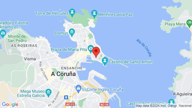 Map of the area around Pr. Parrote 2-4, A Coruña, A Coruña