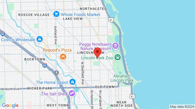 Map of the area around 2247 North Lincoln Avenue, 60614, Chicago, IL, US