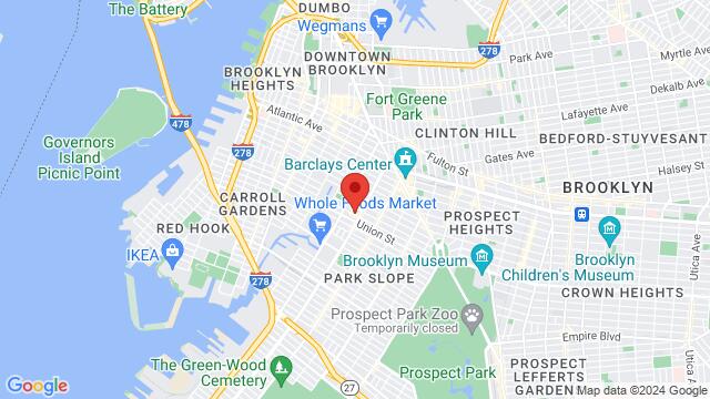 Map of the area around 635 Sackett Street, 11217, Brooklyn, NY, US