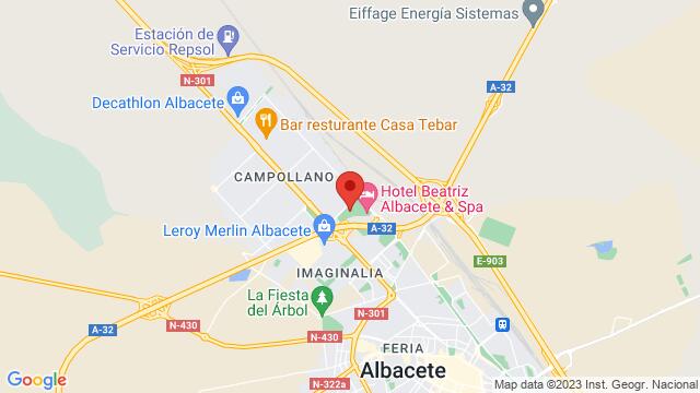 Map of the area around Calle Autovia 1 Albacete Albacete