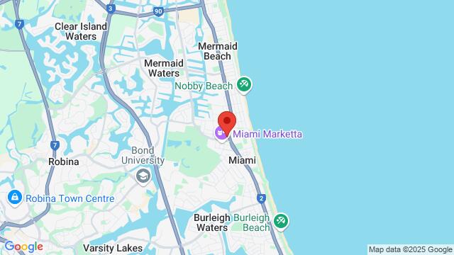 Map of the area around 2176 Gold Coast Highway, Miami, Gold Coast, QLD, Australia, Queensland 4220