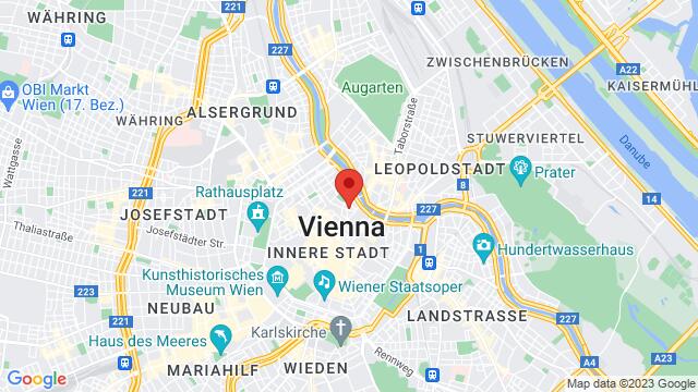 Mapa de la zona alrededor de 4 Salzgries, Wien, Wien, AT