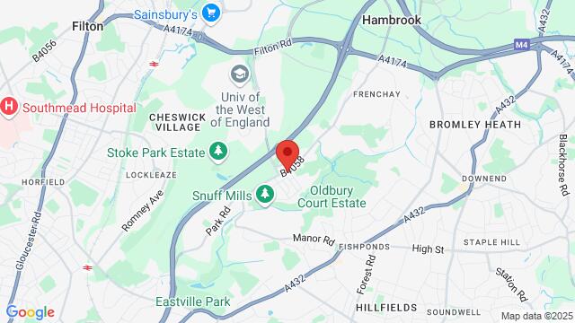 Map of the area around 158 Frenchay Park Road, Bristol, BS16 1HB, United Kingdom,Bristol, United Kingdom, Bristol, EN, GB