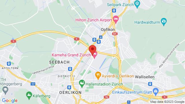 Mapa de la zona alrededor de Thurgauerstrasse 117, 8152 Zürich