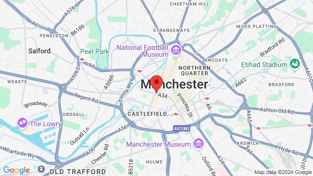 Map of the area around Revolución de Cuba Manchester, Manchester, EN, United Kingdom, Manchester, EN, GB