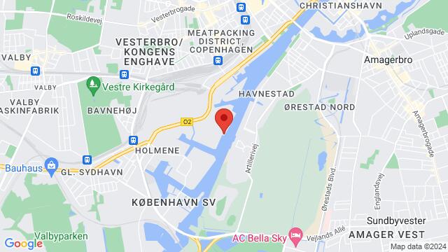 Map of the area around Christian Langes Plads 16,Amager Fælled, København, Denmark, Copenhagen , SK, DK