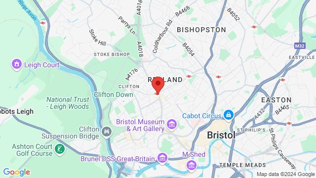 Mapa de la zona alrededor de The Bowl Shed, 3 Whiteladies Road, Bristol, BS8 1, United Kingdom,Bristol, United Kingdom, Bristol, EN, GB