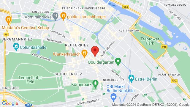 Map of the area around Sonnenallee 92, 12045 Berlin, Deutschland,Berlin, Germany, Berlin, BE, DE