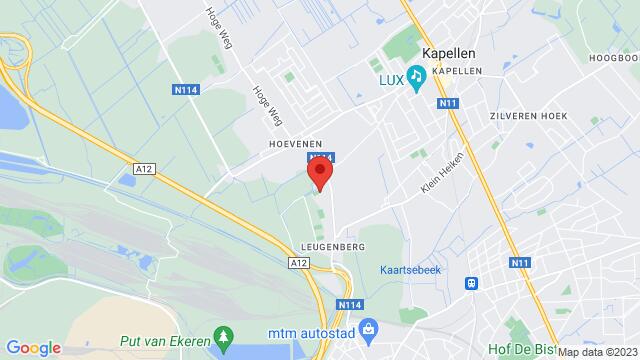 Carte des environs Feestzaal Barazza - Ekeren