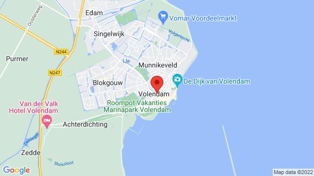 Karte der Umgebung von Julianaweg 106, Volendam, The Netherlands