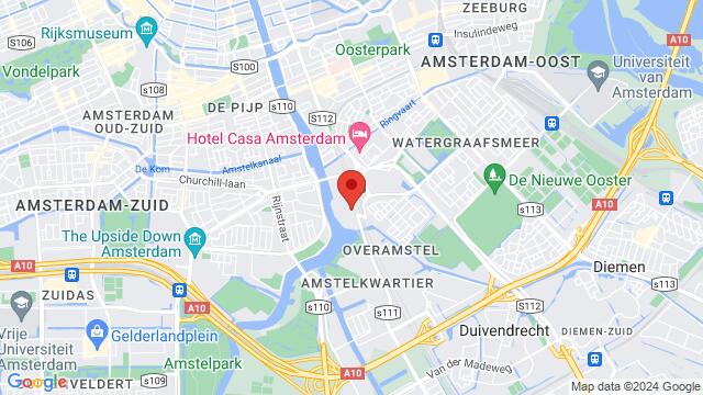 Karte der Umgebung von Amstelplein 4, Amsterdam, The Netherlands
