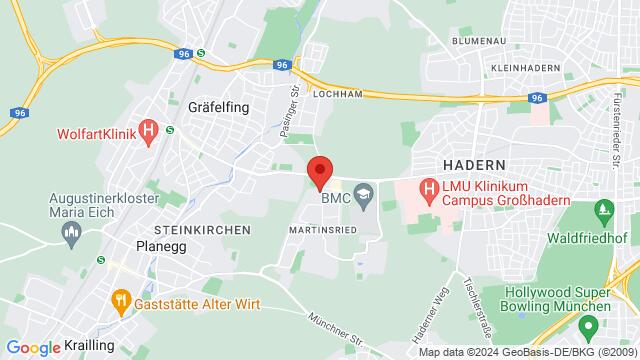 Map of the area around Ubinam on Demand, 81669 München, Deutschland,Munich, Germany, Munich, BY, DE