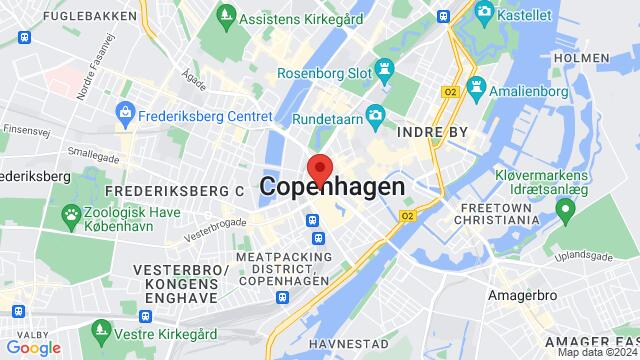 Map of the area around Vesterbrogade 2D, 1620 København V, Danmark,Copenhagen, Copenhagen , SK, DK