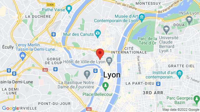 Map of the area around 30 Rue de l'Annonciade 69001 Lyon