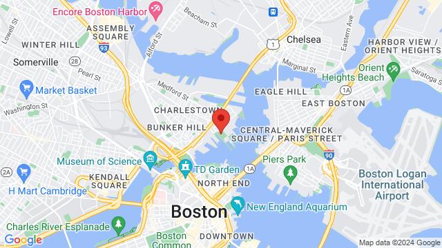 Map of the area around 1 Shipyard Park,Boston, Massachusetts, Boston, MA, US