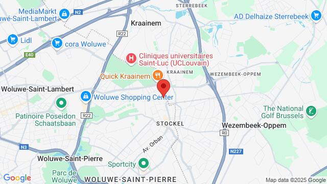 Map of the area around Rue de la Limite 48, 1150 Woluwe-Saint-Pierre, Belgium