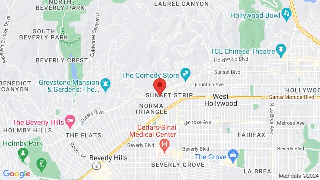 Map of the area around State Social House, 8782 Sunset Boulevard, West Hollywood, CA 90069, West Hollywood, CA, 90069, US