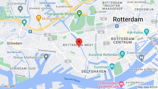 Karte der Umgebung von Mathenesserdijk 293, 3026 GB Rotterdam, Nederland,Rotterdam, Netherlands, Rotterdam, ZH, NL