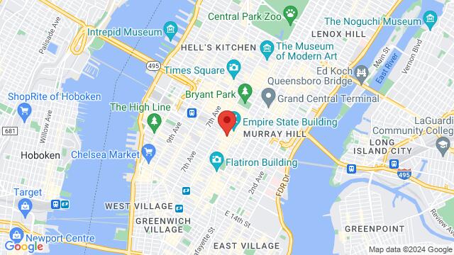Kaart van de omgeving van 25 W 31st St, New York, NY 10001-0265, United States,New York, New York, New York, NY, US