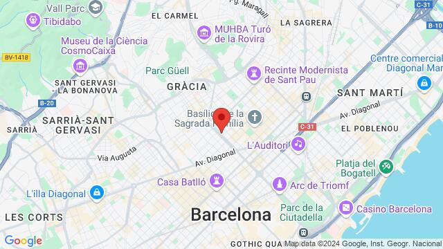 Map of the area around Passeig de Sant Joan, 156, Santa Susana, Barcelona