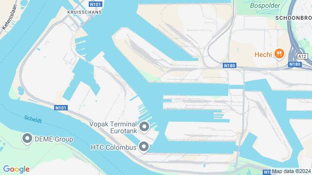 Map of the area around SalsaBocadero, Antwerp, Belgium, Antwerp, AN, BE