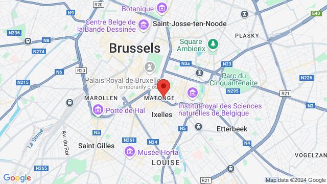 Map of the area around Dublinstraat 13, 1050 Elsene, België,Ixelles, Ixelles, BU, BE