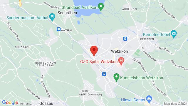 Map of the area around Zürcherstrasse 40/42, 8620 Wetzikon