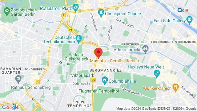 Map of the area around Mehringdamm 33, 10961 Berlin, Germany, Berlin, BE, DE