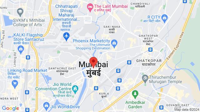 Map of the area around Mumbai, Maharashtra, Mumbai, MH, IN