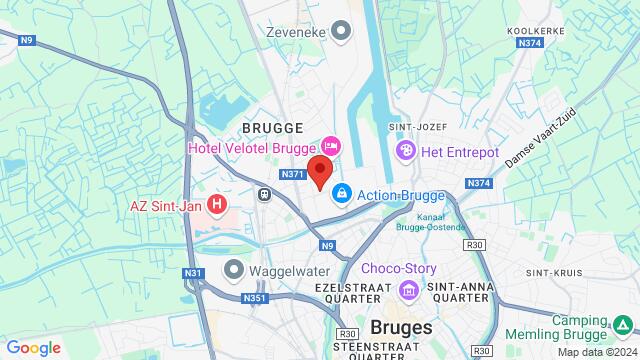 Map of the area around Sint-Pieterszuidstraat 45, 8000 Brugge, België,Brugge, Belgium, Brugge, WV, BE