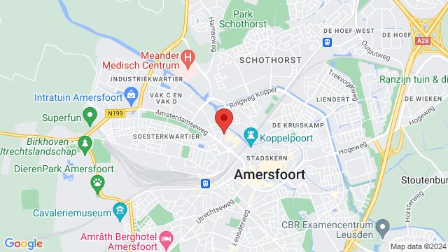 Map of the area around Oude Fabriekstraat 20
