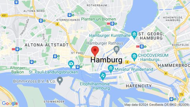 Map of the area around Ludwig-Erhard-Strasse 18,Hamburg, Germany, Hamburg, HH, DE