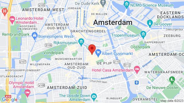 Carte des environs Marie Heinekenplein 33, Amsterdam, The Netherlands