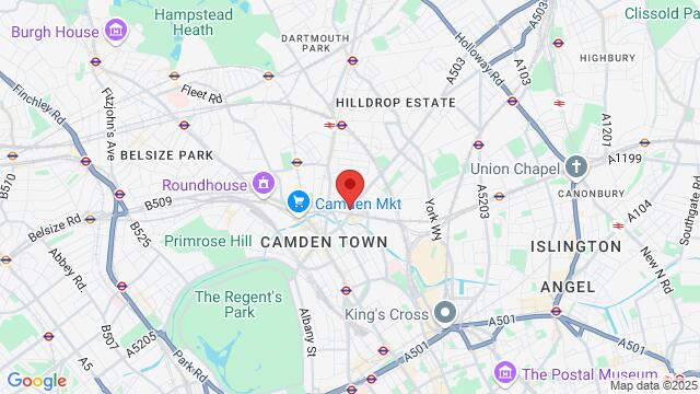 Map of the area around Papi's Coffee, London, EN, United Kingdom, London, EN, GB