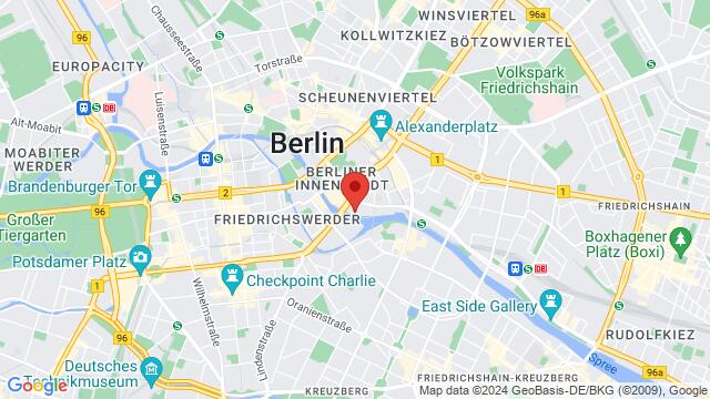 Karte der Umgebung von Am Krögel 2, 10179, Berlin, BE, DE